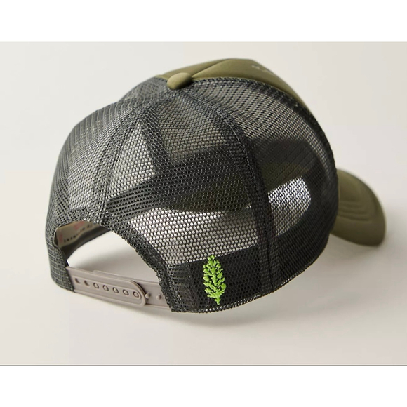 FP Movement Trail Runner Trucker Hat NWT One Size Olive - Picture 3 of 7